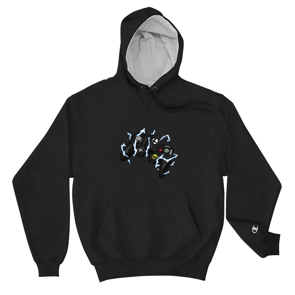 Gamer Life Button Smasher x Champion Black Sweatshirt offers